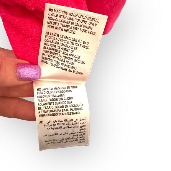 And Now This Women's New Cropped Button Front Top Size 3X Pomegranate Pink - Picture 7 of 11